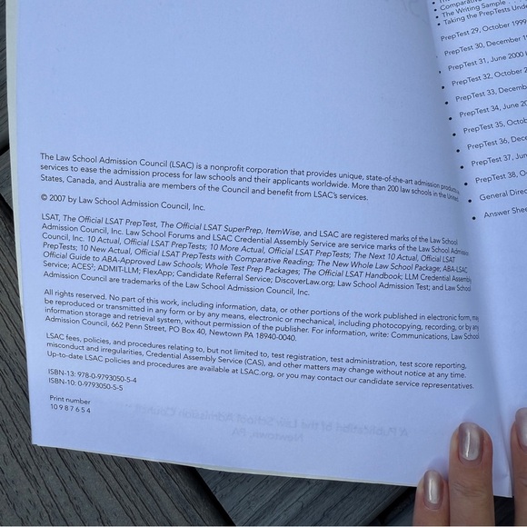 LSAT PrepTests Book in Purple and Orange - Picture 14 of 17